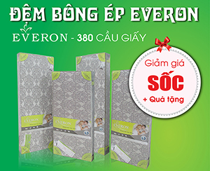 Khuyến mại Đệm Everon Cao Cấp Lớn Nhất Miền Bắc