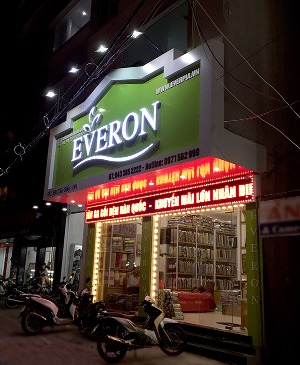 ĐẠI LÝ CHĂN GA GỐI ĐỆM EVERON UY TÍN TẠI HÀ NỘI